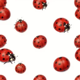 ladybug pattern as landscape