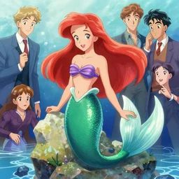 Karen Gillian as the little mermaid by Stanley Artgerm Lau, WLOP, James Jean, Andrei Riabovitchev, Marc Simonetti, Yoshitaka Amano, ArtStation, CGSociety