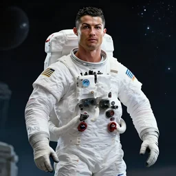 cristiano ronaldo as astronaut