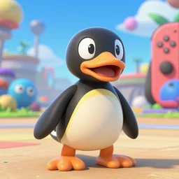 Pingu on Super Smash bros ultimate, Nintendo switch