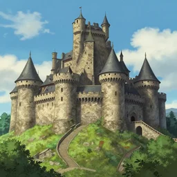 medieval castle, by koyamori
