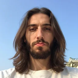 selfie by jesus, duck face