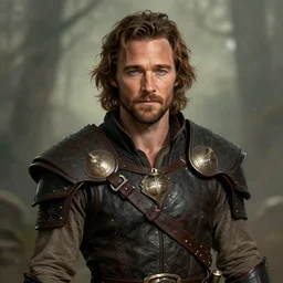 matthew mcconaughey portrait as a dnd character fantasy art.