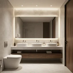 a modern bathroom designed by zaha hadid