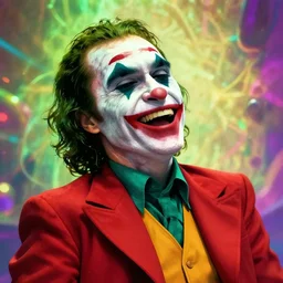 the joker mad with laughter, epic scene dreaming acid - fueled hallucinations, psychedelic high detail, digital art, illustration, realistic award by by stanley artgerm lau, wlop, rossdraws, james jean, andrei riabovitchev, marc simonetti, and sakimichan, trending on artstation in disco elysium