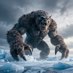 amazing landscape photo of A gigantic  monster trapped under the ice by marc adamus beautiful dramatic lighting