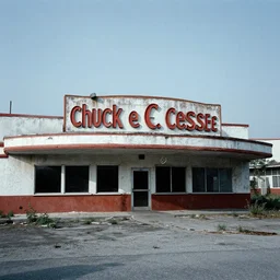high detail photograph of an abandoned chuck e. cheese in 1 9 9 7, deserted