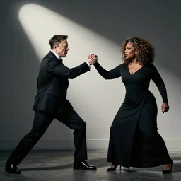 elon musk punching oprah