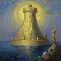 oil painting of Atlantis