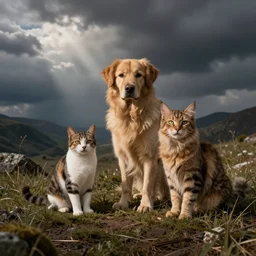 cats and dogs best friends!!!