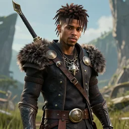 juice wrld in Vikings very detailed 4k quality super realistic
