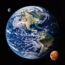 collision of [ earth and mars ]!!, view from space!!, trending on artstation!!, contest winner, award winning, sharp, intricate, detailed, digital art, 4 k, cinematic still, theatrical atmosphere, sci - fi art, dark fantasy, wide screen, wide angle