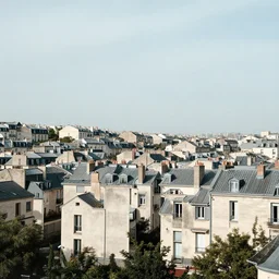a french residential district, cinestill 8 0 0 t 3 5 mm