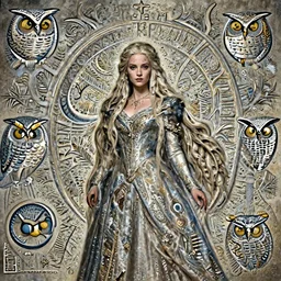 a pricess with long hairs in a dress, highly detailed, dramatic, fantasy concept art by terry wei, OWL Studio and J.Dickenson, trending on Artstation, Pinterest, inspired by Lord of the Rings