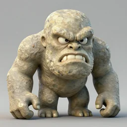 angry stone giant. van gogh, tooth wu