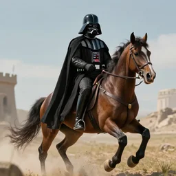 darth vader on horseback
