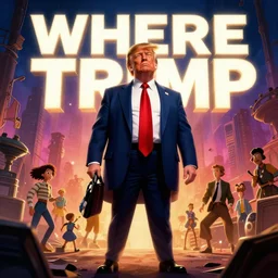 photo realistic, dynamic lighting, artstation, poster, worlds collide, donald trump, where is waldo, where is trump, epic scale, by sylvain sarrailh, by studio ghibli, trending on artstation, color theory, volumetric lighting, 8 k, award winning