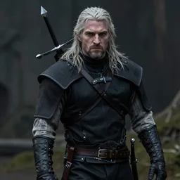 dean norris acting as vesemir in the witcher netflix series