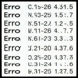 Error codes