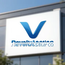 company logo for revolution solar co