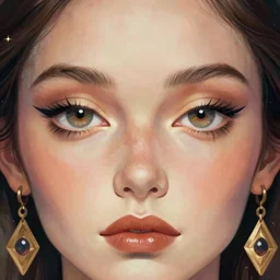 close up sci - fi hippie poster art simon stalenhag cosmic eyes, vinyl skin, elegant, highly detailed, centered, digital painting, concept art, smooth, sharp focus, illustration, artgerm, tomasz alen kopera, peter mohrbacher, donato giancola, joseph christian leyendecker, wlop, frank frazetta