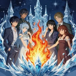 reigniting spell of natural fire and ice, magnificent, close up, details, sharp focus, elegant, highly detailed, illustration, by Jordan Grimmer and greg rutkowski and PiNe(パイネ) and 薯子Imoko and 香川悠作 and wlop and maya takamura, intricate, beautiful, Trending artstation, pixiv, digital Art