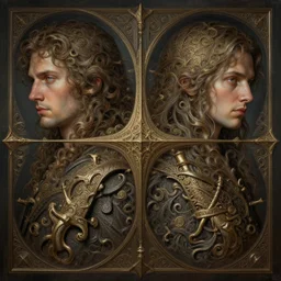 digital _ painting _ of _ the poet _ by _ filipe _ pagliuso _ and _ justin _ gerard _ symmetric _ fantasy _ highly _ detailed _ realistic _ intricate _ port