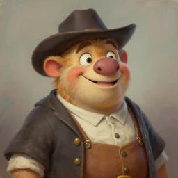 a beautiful portrait painting of happy merchant creature by james gurney | unreal engine :. 3
