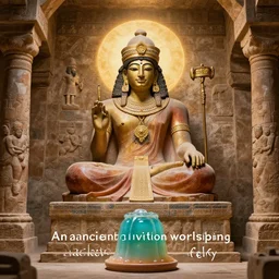 “An ancient civilization worshipping a god made out of jelly”