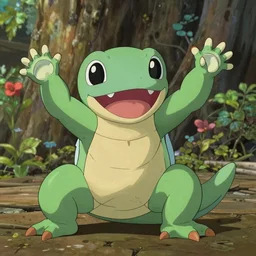 anime, sharp focus, breath taking beautiful, Aesthetically pleasing, newts, happy, funny, silly digital concept art by Hayao Miyazaki and Studio Ghibli, fine art, high definition, HDR, HD, 8K, award winning, trending, featured, masterful, dynamic, energetic, lively, elegant, Richly textured, Richly Colored, masterpiece.