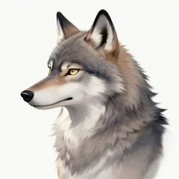 art of an anthropomorphic wolf fursona, profile picture, highly detailed artwork, furry art, Falvie, pixiv, furaffinity, DeviantArt, trending on artstation, romanticism,