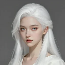 gallent whitehaired girl portrait, sci-fi face, elegant, highly detailed, digital painting, artstation, concept art, smooth, sharp focus, illustration, art by artgerm and greg rutkowski and alphonse mucha