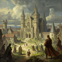 the medieval future. by greg rutkowski