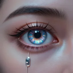 the cybernetic eye, cyberpunk style, futuristic, detailed, trending on artstation