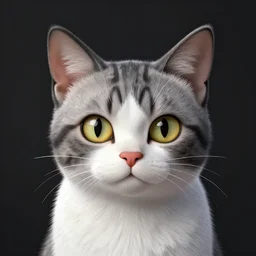 A Cat design Artwork made by Tim Burton