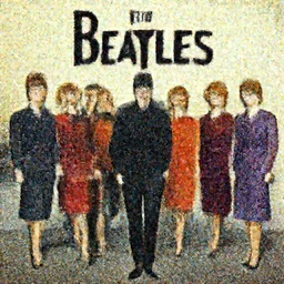 the beatles! as women!!! by norman rockwell