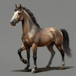 a alien horse from half - life, digital art,