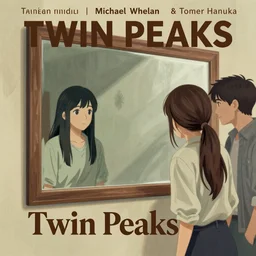 Twin Peaks poster artwork by Michael Whelan and Tomer Hanuka, Rendering of mirror mirror on the wall from scene from Twin Peaks, full of details, by Makoto Shinkai and thomas kinkade, Matte painting, trending on artstation and unreal engine