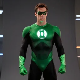 the Green Lantern in a tv show episode scene