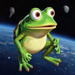 Pepe frog in space odyssey 2001 movie