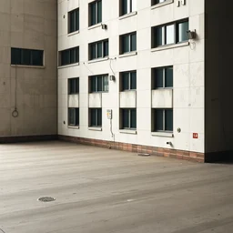 9 0 s empty building with no window