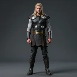 full body shot of Odin in modern world, casual clothes, insanely detailed and complex, highly-detailed