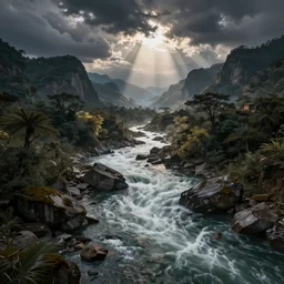 mana river, hd fantasy art