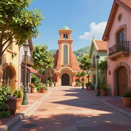 street view, zootopia village.