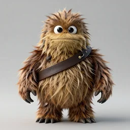chewie with a face