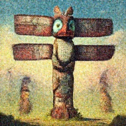 totem pole tribal afrika vodoo tribu , 2d game fanart behance hd by Jesper Ejsing, by RHADS, Makoto Shinkai and Lois van baarle, ilya kuvshinov, rossdraws global illumination