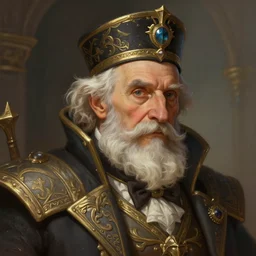 portrait of an old repairman, deep focus, intricate, elegant, regal, highly detailed, digital painting, artstation, concept art, matte, sharp focus, illustration, d & d, fantasy, hearthstone, art by artgerm and greg rutkowski and alphonse mucha