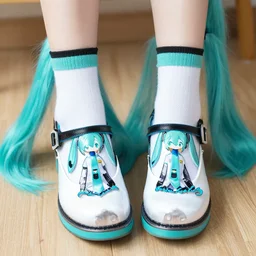 shoes designed by hatsune miku