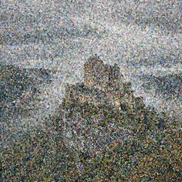 les gorges du tarn en france,  a castle and mist and swirly clouds in the background, fantastic landscape, hyperrealism, no blur, 4k resolution, ultra detailed, style of Anton Fadeev, Ivan Shishkin, John Berkey