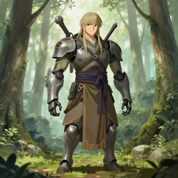 forest shaman priest mech, illustration concept art, anime key visual, trending pixiv fanbox, by wlop and greg rutkowski and makoto shinkai and studio ghibli and kyoto animation and trigger, colorful